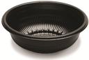 D and W Fine Pack Black Polystyrene Hot/Cold Bowl, 8 Ounce -- 500 per case.