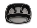 D and W Fine Pack Polystyrene 4 Compartment Forum Tray, 14 inch -- 50 per case.