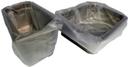 Pak Sher Plastic Clear Cover for 1/6 Size Container Lid -- 1000 per case