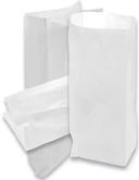 Pak Sher White Colored Tab Bag, 5 x 3 x 11 inch -- 1000 per case.