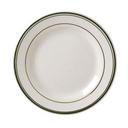 Del Mar Green Rolled Edge Plate, 6 5/8 inch -- 36 per case.