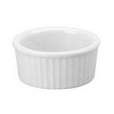 Vertex China Market Buffet Collection Porcelain White Fluted Ramekin, 3 inch -- 48 per case.