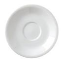 Vertex China Argyle Collection Undecorated Porcelain White Saucer, 6 inch -- 36 per case.