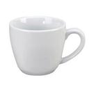 Ventana Collection Porcelain White Cup, 8 Ounce -- 36 per case.