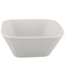 Vertex China Ventana Undecorated Porcelain White Square Bowl, 5 15/16 x 5 15/16 inch -- 36 per case.