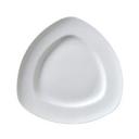 Vertex China Fusion Triangle Plate, 10.5 inch -- 12 per case.