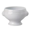Vertex China Market Buffet Collection Porcelain White Lion Head Soup Tureen, 14 Ounce -- 24 per case.