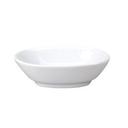 Vertex China Signature Collection Porcelain White Rectangle Oval Fruit Bowl, 4.5 Ounce -- 36 per case.