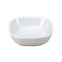 Vertex China Signature Collection Porcelain White Round Square Bowl, 7 1/4 Ounce -- 36 per case.