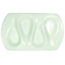 Vertex China Pears Plate, 9 7/8 x 5 7/8 inch -- 24 per case.