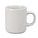 Vertex China Argyle and Catalina Collection Porcelain White C Handle Hotel Mug, 11 Ounce -- 36 per case.