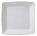 Vertex Signature Collection Porcelain White Square Plate, 10 inch -- 12 per case.