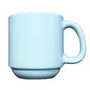 Vertex China Slate Blue Vista Summit Stackable Mug, 10 Ounce -- 36 per case.