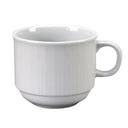 Crystal Bay Collection Euro White Stacking Cup, 8 Ounce -- 36 per case.