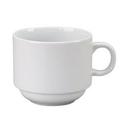 Alpine Collection Euro White Stacking Cup, 8 Ounce -- 36 per case.