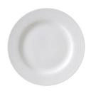 Rubicon Collection Undecorated White Wide Rim Plate, 9 inch -- 24 per case.