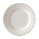 Vertex China Vista Collection Undecorated American White Wide Rim Plate, 9 3/4 inch -- 24 per case.
