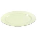 Vertex China Vista Undecorated White Narrow Shape Oval Platter, 15 1/2 x 11 1/8 inch -- 12 per case.