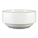 Vista Collection White Stacking Bouillon, 8 Ounce -- 36 per case.