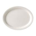 Vista Collection Undecorated White Narrow Rim Oval Platter, 12.5 inch -- 12 per case.