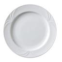 Palm Collection Euro White Wide Rim Plate, 7 inch -- 36 per case.