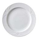 Vertex Palm Collection Euro White Rimmed Plate -- 12 per case.