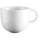 Contour Collection Undecorated Porcelain White Lotus Tea Cup, 8 Ounce -- 36 per case.