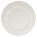 Vertex China London Undecorated White Uptown Wide Rim Plate, 12 1/2 inch -- 12 per case.