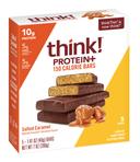 Thinkthin Salted Caramel Protein and Fiber Bar, 5 count per pack -- 24 per case.