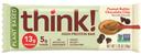 Thinkthin Peanut Butter Chocolate Chip Plant Based High Protein Bar, 1.76 Ounce - 10 count per pack -- 12 packs per case
