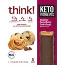 Thinkthin Chocolate Peanut Butter Cookie Dough Keto Protein Bar, 6 Ounce -- 6 per case