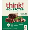 Thinkthin Chocolate Mint High Protein Bar, 0.66 Pound -- 6 per case