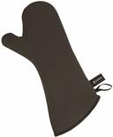 San Jamar Black Ultigrips Conventional Oven Mitt, 17 inch.