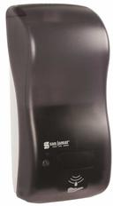 San Jamar Rely Black Pearl Hybrid Electronic Touchless Soap and Hand Sanitizer Dispenser.