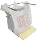 Pitt Plastics White No Print T Shirt Bag, 12.5 Microns -- 1000 per case.