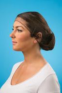 Dark Brown Extra Strength Large Hairnet -- 10 case -- 144 count.