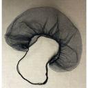 Cellucap Polyester Black Honeycomb Beard Net, 100 count