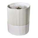 Cellucap White Le Flute Lightweight Paper Corrugated Chef Hat, 9 inch -- 12 per case.