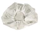 21 White Flat Pack Bouffant Cap -- 10 case -- 100 count.