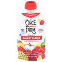 Once Upon a Farm Organic Smart Blend Pine-Apple Berry Punch Baby Food, 3.2 Ounce -- 8 per case