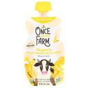 Once Upon A Farm Organic Banana Creme A2/A2 Whole Milk Shake, 4 Ounce -- 8 per case