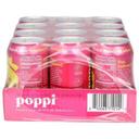 Poppi Strawberry Lemon Prebiotic Soda, 12 Fluid Ounce -- 12 per case