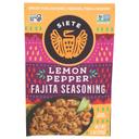Siete Lemon Pepper Fajita Seasoning, 1 Ounce -- 12 per case