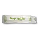 Responsible Products White Compostable High Heat Fork Knife Spoon with Napkins Wrapped Kit -- 250 per case