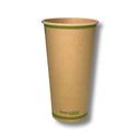 Responsible Products Tree-Less Natural Kraft Compostable Paper Hot Cup, 20 Ounce Capacity -- 1000 per case