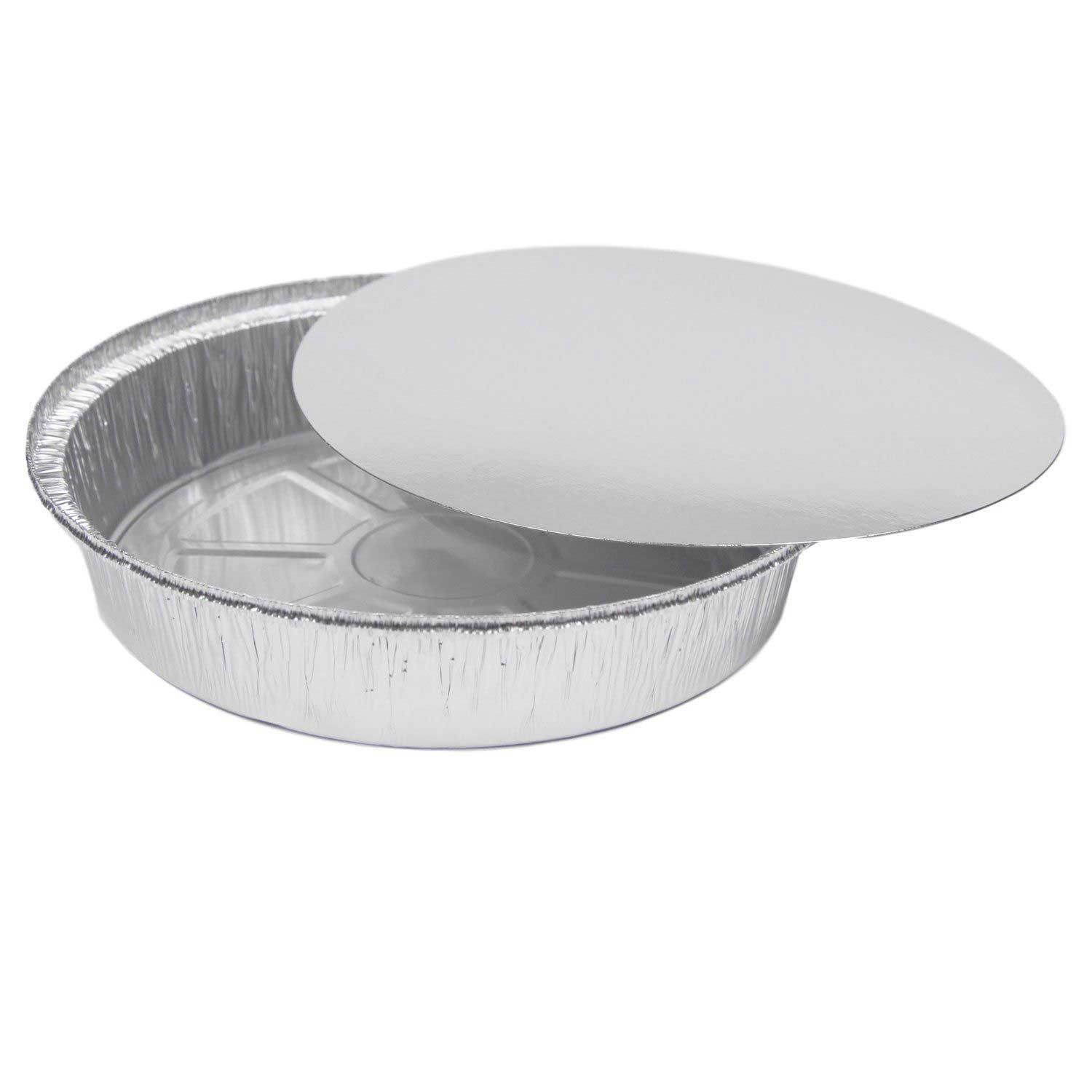 Responsible Products Paper Board Lid for 8 inch Round Take Out Pan -- 500 per case