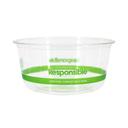 Responsible Products Clear Compostable Round Deli Container, 12 Ounce Capacity -- 500 per case