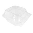 Responsible Products Compostable Clear Hinged Container, 6 x 6 inch -- 500 per case