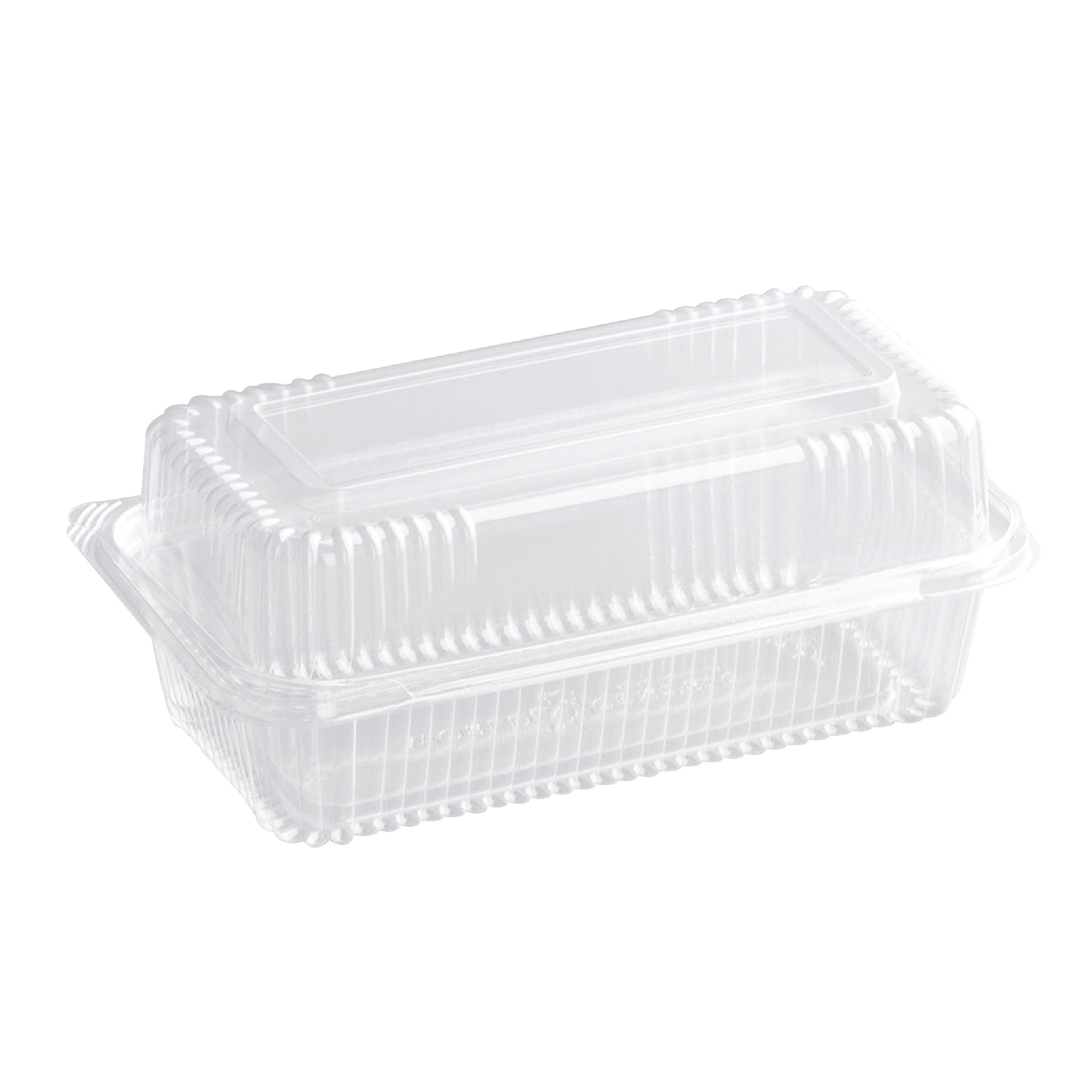 Responsible Products Compostable Clear Hinged Container, 9 x 5 inch -- 250 per case