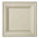 Responsible Products Square Compostable Molded Fiber Plate, 8 x 8 inch -- 500 per case